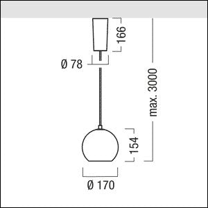 Zumtobel Group - Pendelleuchte LED-Pendelleuchte SCON-S AC #60510285 3000K