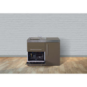 Stengel - Mini-Küche Miniküche Premiumline MPGSMM110KSGSIKFreBl Mokka metallic