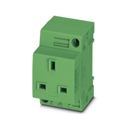 Phoenix Contact - Steckdose Reiheneinbau Steckdose EO-G/UT/SH/LED/GN − 5 Stück