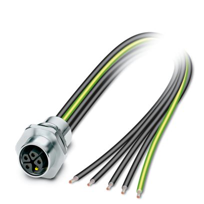 Phoenix Contact - Patchkabel Kupfer Gerätesteckverbinder SACC-E-M12FS#1239079 Vorderwand