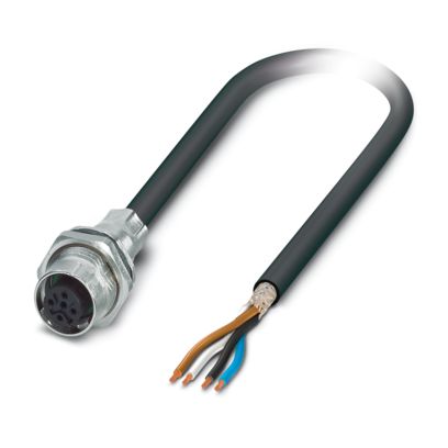 Phoenix Contact - Rundsteckverbinder, Einbau (mit Leitung) Gerätesteckverbinder SACCBP-FS-4C#1289107 Hinterwand − 50 Stück