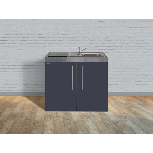 Stengel - Mini-Küche Miniküche Premiumline MPSG100IKFliBre Schiefergrau