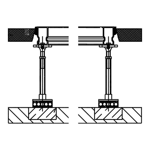 S-Klima - Doppelbodensockel EDB3D-L