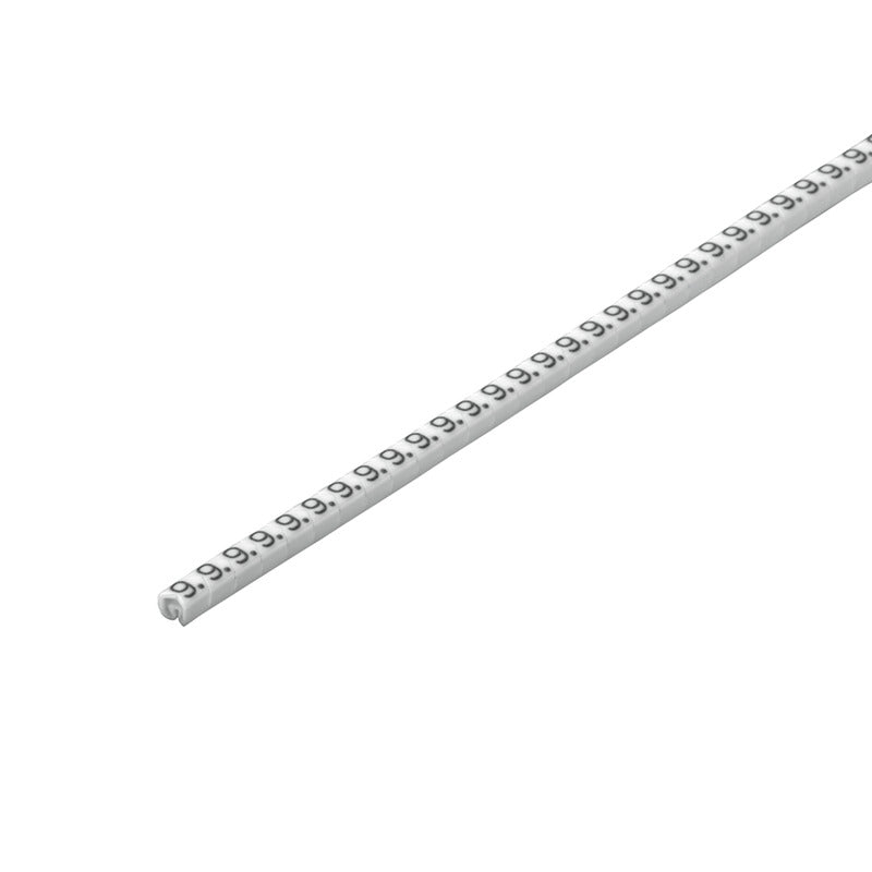 Weidmüller - Kabelmarkierungssystem Leitermarkierer CLI C02-3 WS/SW 7 CD 3x3,4mm,weich,weiß − 500 Stück