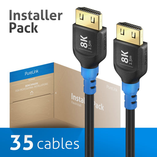 PureLink - Konfektioniertes A/V-Kabel HDMI Kabel 8K 1,5m FI-H100-015-PCK FlexInstall,VE 20Stk