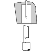 Schmersal - Hilfsschalterblock Tastelement EF303F.1 1S+1Ö