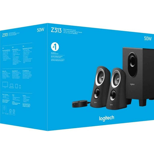 Logitech - Lautsprecher Lautsprecher-System Z313 sw 2.1Kanal,25W