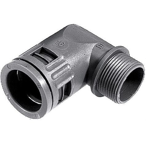 Lapp Zubehör - Kunststoff-Schutzschlauch-Verschraubung SILVYN-KLICK-90°- 55501245 M50X1,5/2-BK − 5 Stück