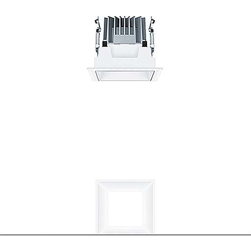 Zumtobel Group - Downlight/Strahler/Flutlicht LED-Einbauleuchte P-INF Q #60817982 4000K