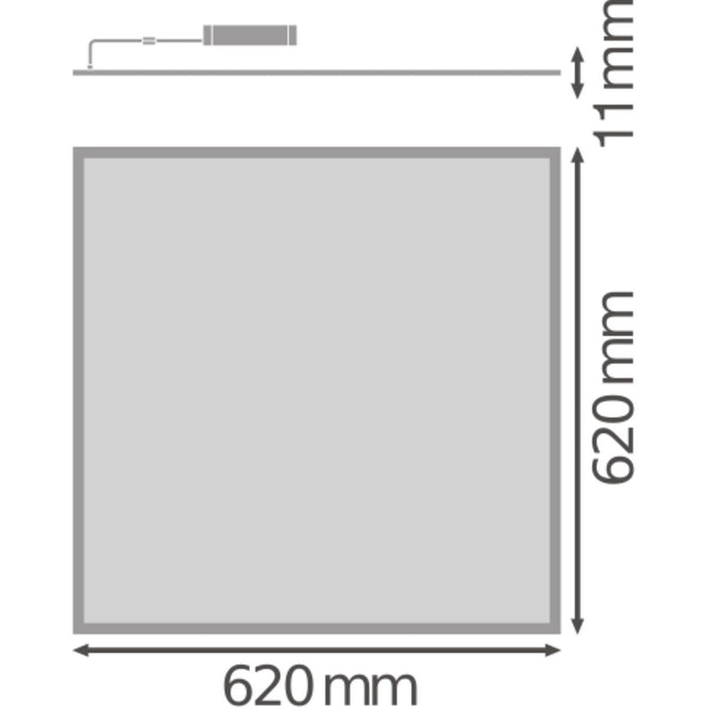 Ledvance - Decken-/Wandleuchte LED-Panel M625 BIO.HCLPL625S40WTWD. HCL, TW, DALI