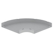 Unex - Bogen für Kabelrinne Flachbogen 90° grau 66630-48 100x600 U48X RAL7038