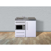 Stengel - Mini-Küche Miniküche Premiumline MPMSM100MWBli Schwarz matt