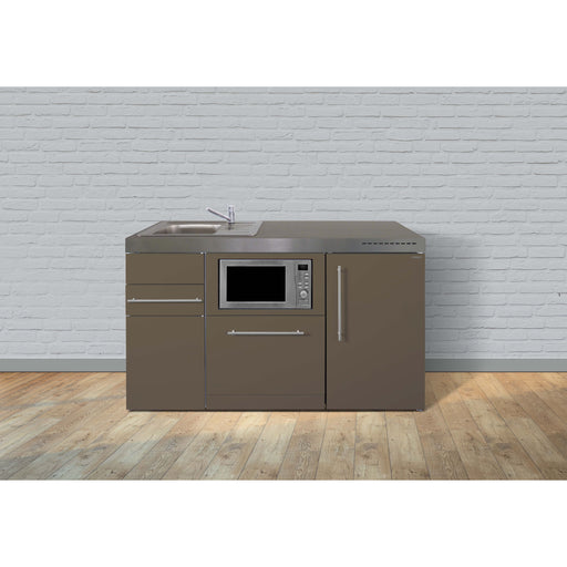 Stengel - Mini-Küche Miniküche Premiumline MPGSMMM150GSMWBliS Mokka metallic