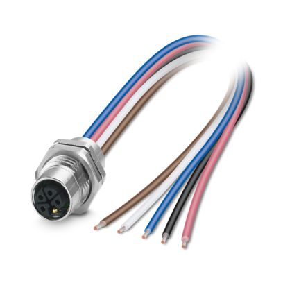 Phoenix Contact - Patchkabel Kupfer Gerätesteckverbinder SACC-DSI-M12#1238580 Hinterwand − 25 Stück