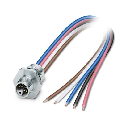 Phoenix Contact - Patchkabel Kupfer Gerätesteckverbinder SACC-E-M12MS#1239541 Vorderwand