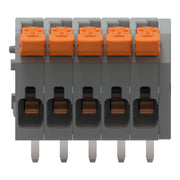 WAGO - Leiterplattenklemme 2601-1105 1,5mm²,gr − 100 Stück