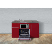 Stengel - Mini-Küche Miniküche Premiumline MPGSMBR150KSGSGKFlBr Bordeauxrot