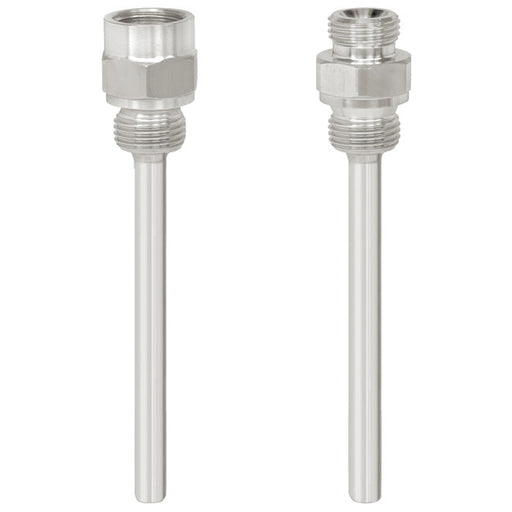Wika Wiegand - Zubehör/Ersatzteile für Sensoren für Heizung, Klima und Lüftung Schutzrohr TW45-F f.10mm 3244474 G1/2B G1/2inn 382mm