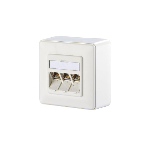Metz Connect - Kommunikationsanschlussdose Kupfer Anschlussdose E-DAT AP 1309130002-E rws modul 3x8(8)