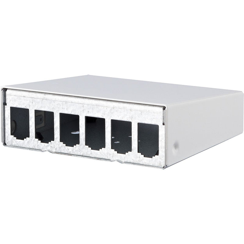 Metz Connect - Frontpanel/Patchpanel leer (Schaltschrank) AP-Gehäuse leer 130861-0602-E E-DATmodul 6er rws − 1 Stück