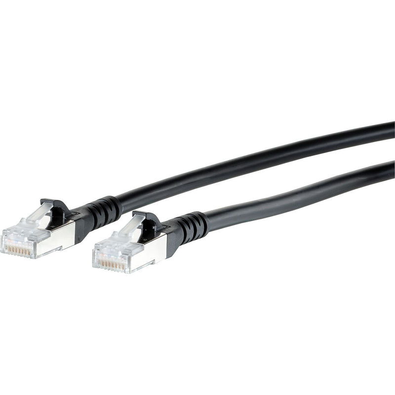 Metz Connect - Patchkabel Kupfer Patchkabel S/FTP 130845A000-E sw 10,0m Cat.6A − 1 Stück