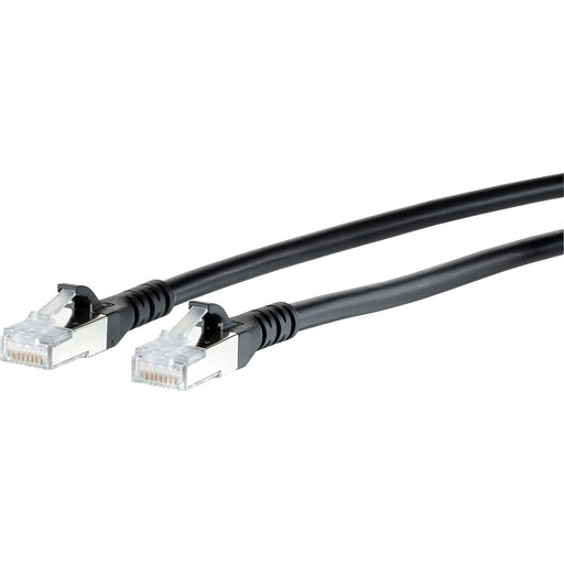 Metz Connect - Patchkabel Kupfer Patchkabel S/FTP 130845A000-E sw 10,0m Cat.6A − 1 Stück