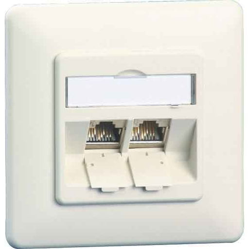 Metz Connect - Kommunikationsanschlussdose Kupfer Anschlussdose C6Amodul UP TN C6Amod-2UP-180rw 2Port 180 UP,rws − 1 Stück