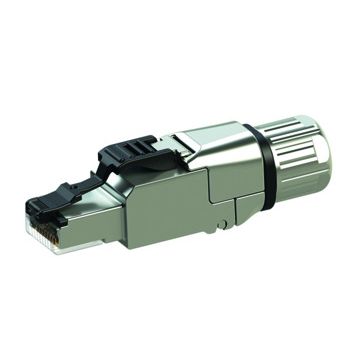 Telegärtner - Modularer Steckverbinder Stecker MFP8 IE 6A 100023091 AWG22-24+27 T568A − 10 Stück