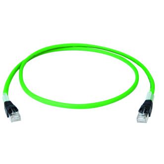 Telegärtner - Patchkabel Kupfer Patchk.S/FTP Cat.6A 100017350 gn 10m PUR STX UL
