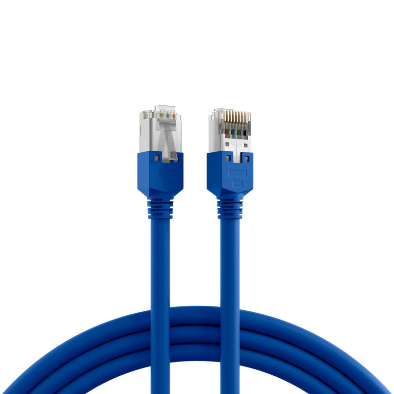 EFB-Elektronik - Patchkabel Kupfer Patchkabel Cat.5E K8074.10m bl RJ45-Hirose mit FTP − 5 Stück