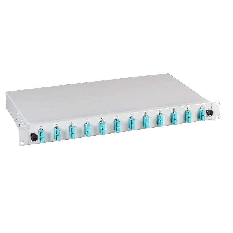 EFB-Elektronik - Patchpanel LWL Spleissbox, bestückt B70223.48 24xSCD-SC 9/125