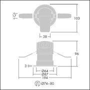 Thorn - Downlight/Strahler/Flutlicht LED-Downlight CHAL74 LED #96631506 4000K