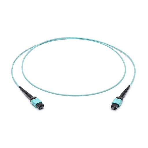 Corning - Patchkabel LWL LWL-Patchkabel 12F MPO PC JZBZC12QEZ-NB006M BU/ST OM4 6m türkis