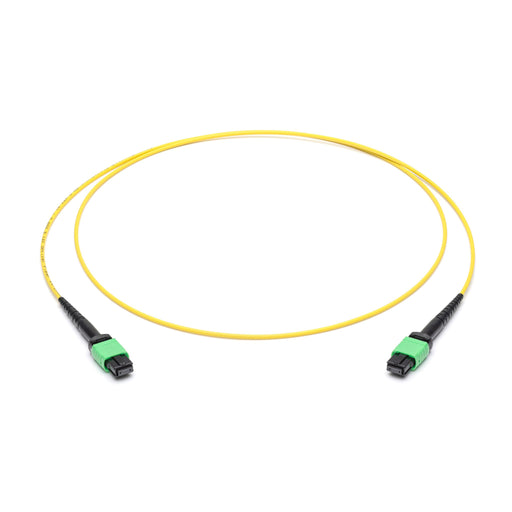 Corning - Patchkabel LWL LWL-Patchkab. 12F MPO APC JZDZD12GEZ-NB020M BU/BU OS2 20m gelb