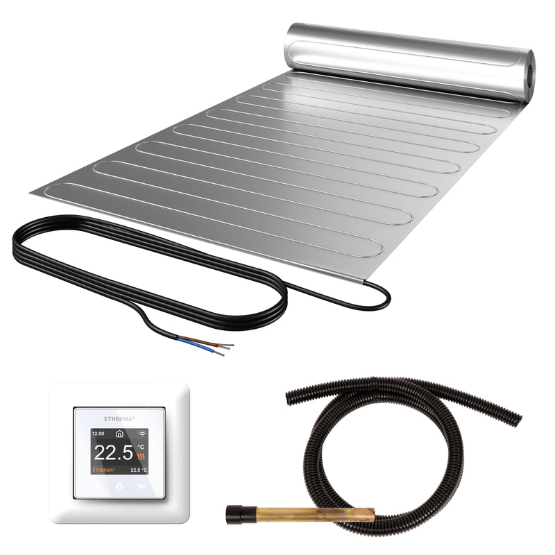 Etherma - Elektrische Flächenheizung Laminotherm-Set SET-eFLOOR-LMPRO2000 10qm, 1200W