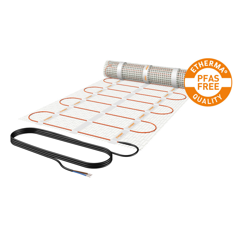Etherma - Elektrische Flächenheizung Heizmatte extra dünn eFLOOR-PRO-80-200 2.7mm, 80W, 230V