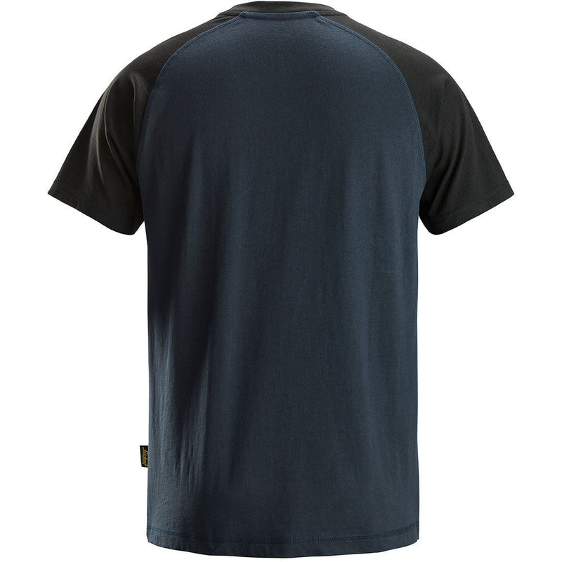 Snickers Workwear - T-Shirt 2-Farben T-Shirt 25509504007 XL,navy-schw