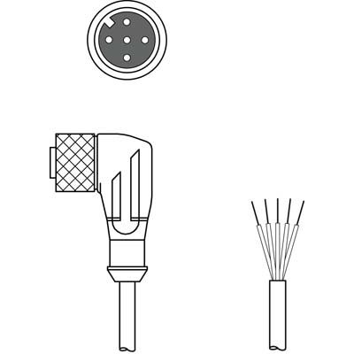 Leuze - Konfektioniertes Sensor-Aktor-Kabel Anschlussleitung KD U-M12-5W#50133850