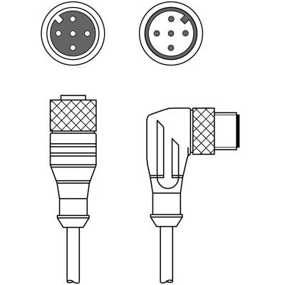 Leuze - Konfektioniertes Sensor-Aktor-Kabel Verbindungsleitung KDS S-M12-5#50133883