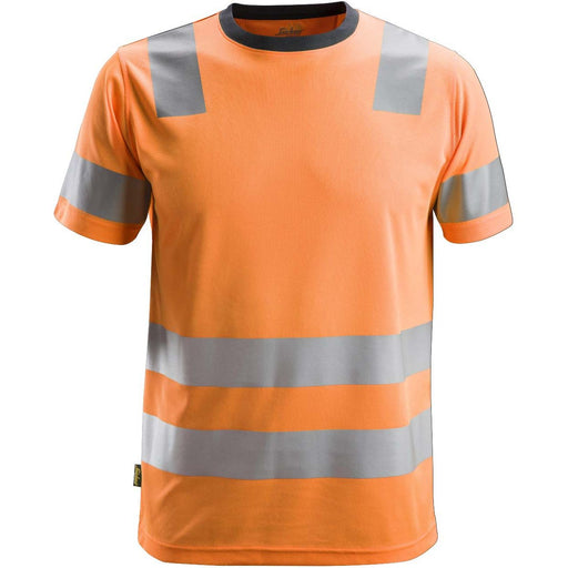 Snickers Workwear - T-Shirt AW HV T-Shirt Klasse 2 25305500009 Gr.3XL signalorange