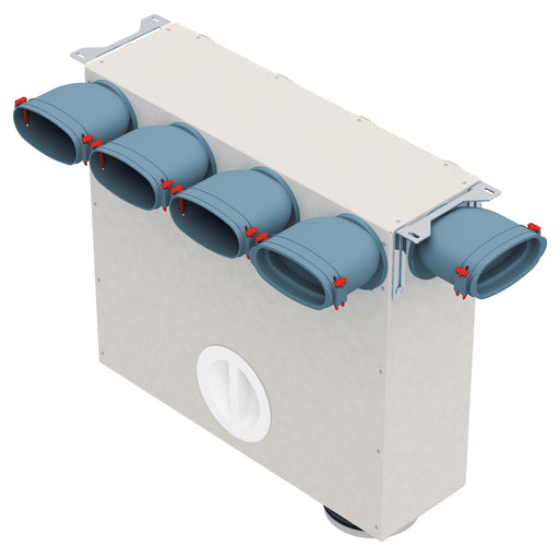 Helios Ventilatoren - Zubehör/Ersatzteile für Ventilatoren FlexPipe Multi- FRS-MVK 4+1-51/125 VerteilerkOv51/DN125