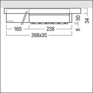 Zumtobel Group - Downlight/Strahler/Flutlicht LED-Wandfluter SUI TG6 #60211067 4000K