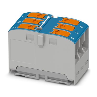 Phoenix Contact - Durchgangs-Reihenklemme Verteilerblock PTVFIX 6X2,5 BU − 20 Stück