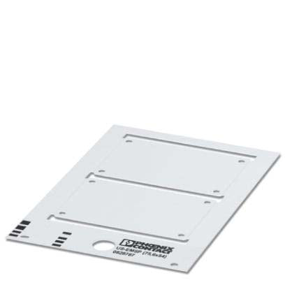 Phoenix Contact - Kennzeichnungsmaterial Gerätemarker US-EMSP (90X60) BU Feldgr.: 90x60mm − 10 Stück