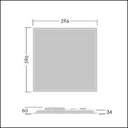 Thorn - Decken-/Wandleuchte LED-Einbauleuchte M625 BETA3 3200 #92936002 830