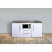 Stengel - Mini-Küche Miniküche Premiumline MPM170KSMWIKFliBreS weiß