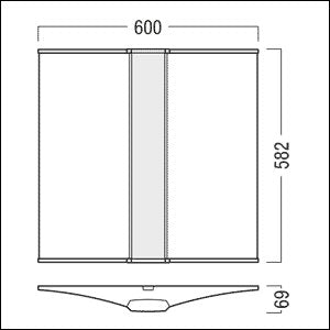 Zumtobel Group - Decken - /Wandleuchte LED - Anbauleuchte MLevo AA #42950998 830, si