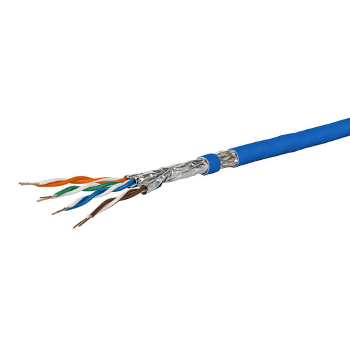 Metz Connect - Daten- und Kommunikationskabel Datenkabel Kat.7A blau GC1300-4P-Dca-Ri100 4P S/FTP AWG22 − 100 Meter