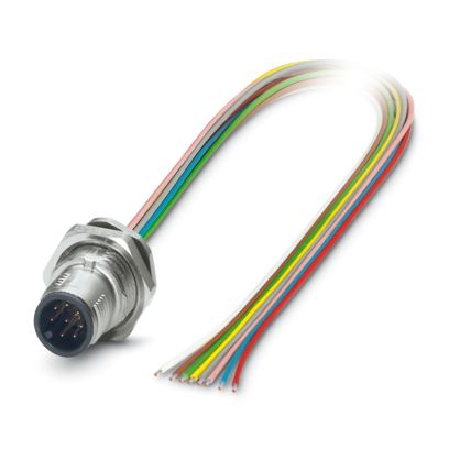 Phoenix Contact - Patchkabel Kupfer Gerätesteckverbinder SACC-DSI-M12#1239280 Hinterwand
