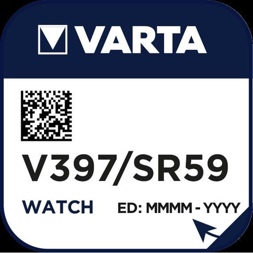 Varta Cons.Varta - Batterie Uhren-Batterie V 397 Stk.1 1,55V/23mAh/Silber